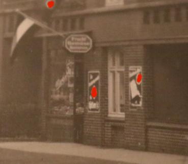 altes Foto - Bad Harzburg ? Herzburg ? Strassezug mit Fahnen, Wahlen 30er Jahre